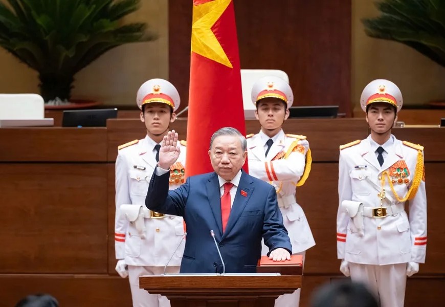 Una fotografía de archivo facilitada por la Asamblea Nacional de Vietnam muestra al Secretario General del Partido Comunista de Vietnam, To Lam. EFE/Asamblea Nacional de Vietnam