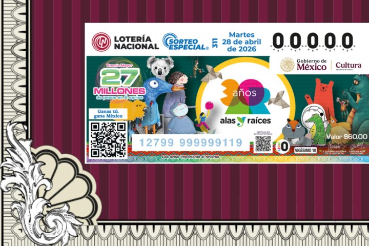 Billete de la Lotería Nacional del Sorteo Especial No. 311