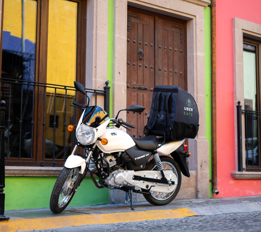 Moto de repartidor
