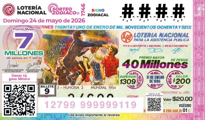 Sorteo Zodiaco No. 1746