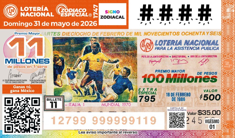 Sorteo Zodiaco Especial No. 1747