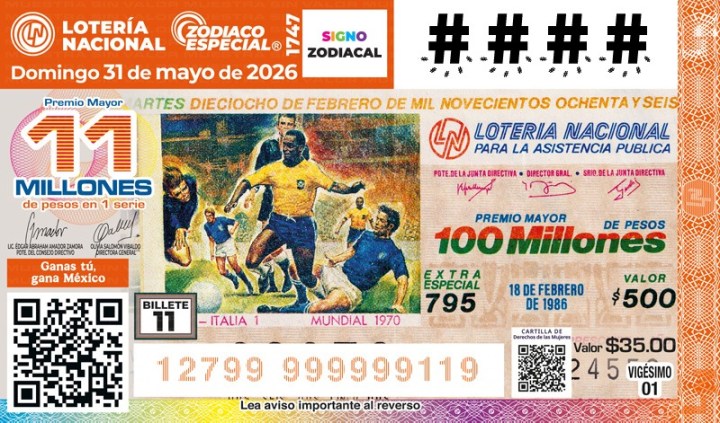Sorteo Zodiaco Especial No. 1747