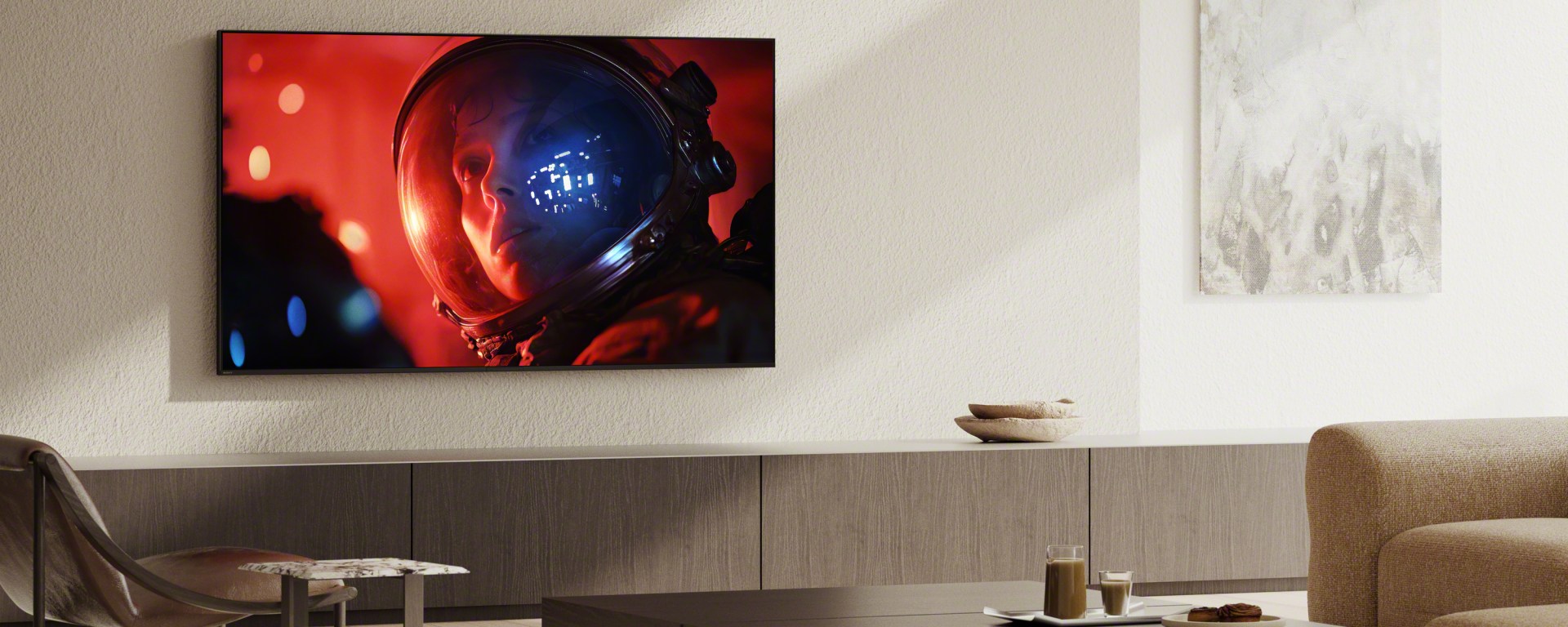 Pantalla en una sala
