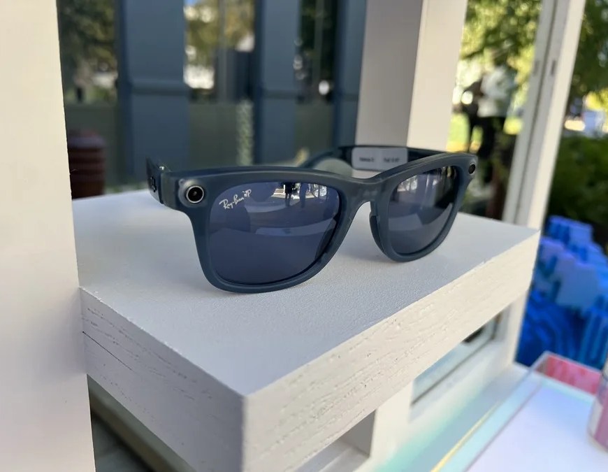 Fotografía de archivo de las gafas inteligentes de Meta. EFE/ Sarah Yáñez-Richards