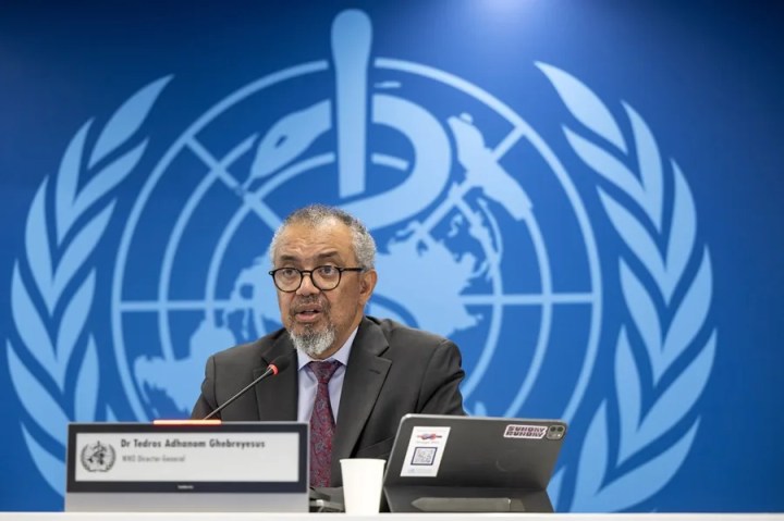 El director general de la Organización Mundial de la Salud, Tedros Adhanom Ghebreyesus. EFE/EPA/MARTIAL TREZZINI