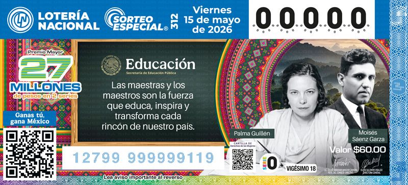 Sorteo Especial No. 312