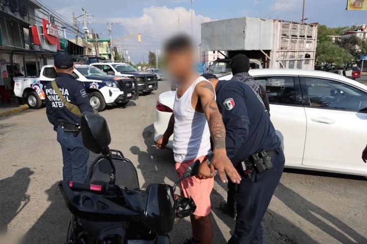 Operativo contra motocilcistas
