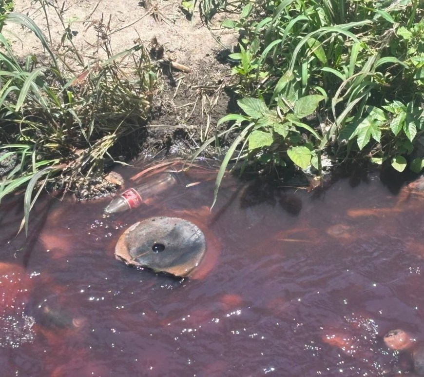 Río contaminado