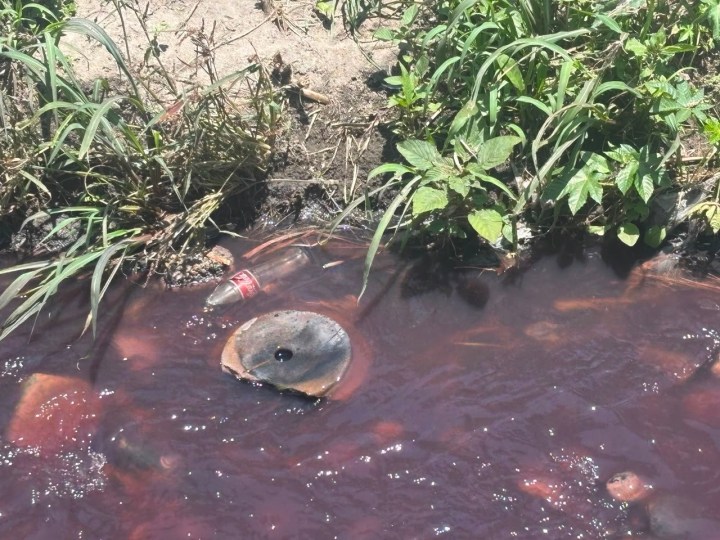 Río contaminado