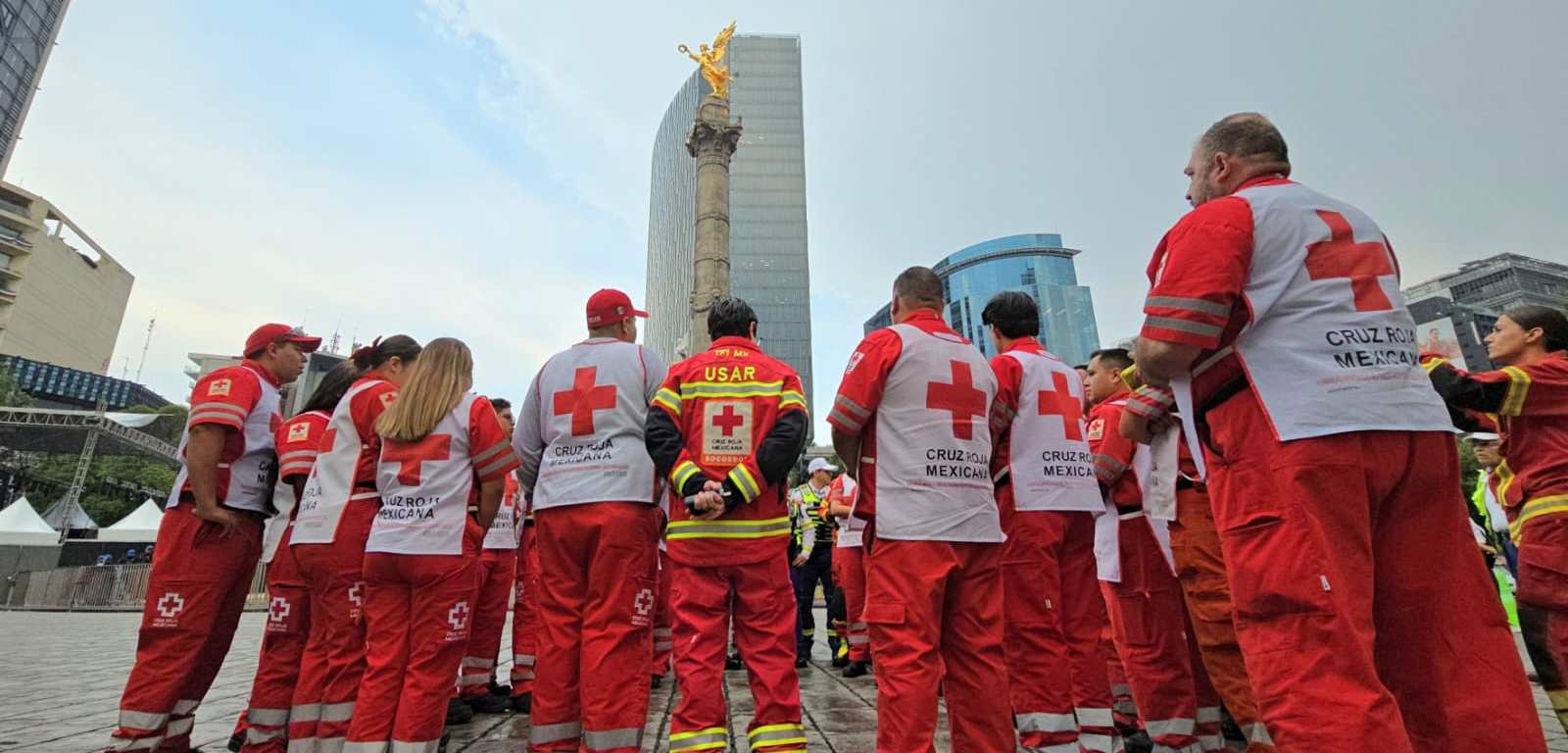 Socorristas de la Cruz Roja