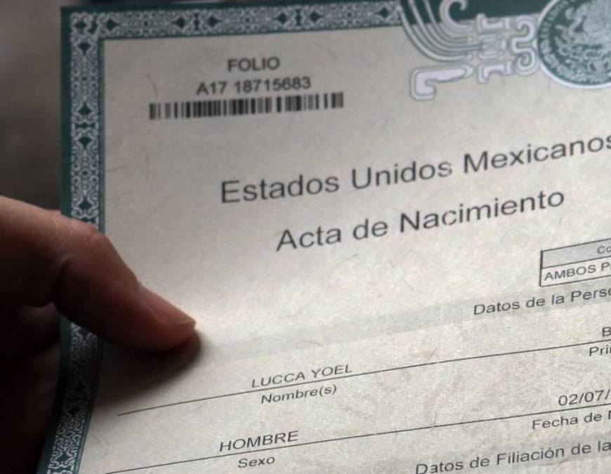 Acta de nacimiento | Cuartoscuro