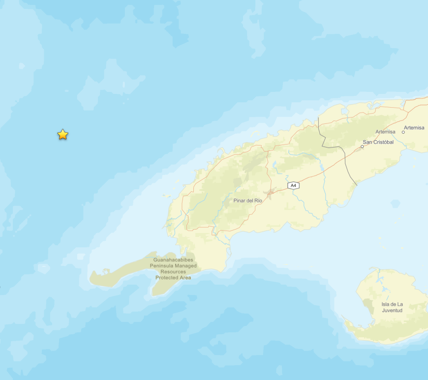 Sismo Cuba 08JUN26