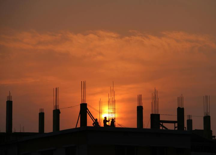 Construccion, albañiles