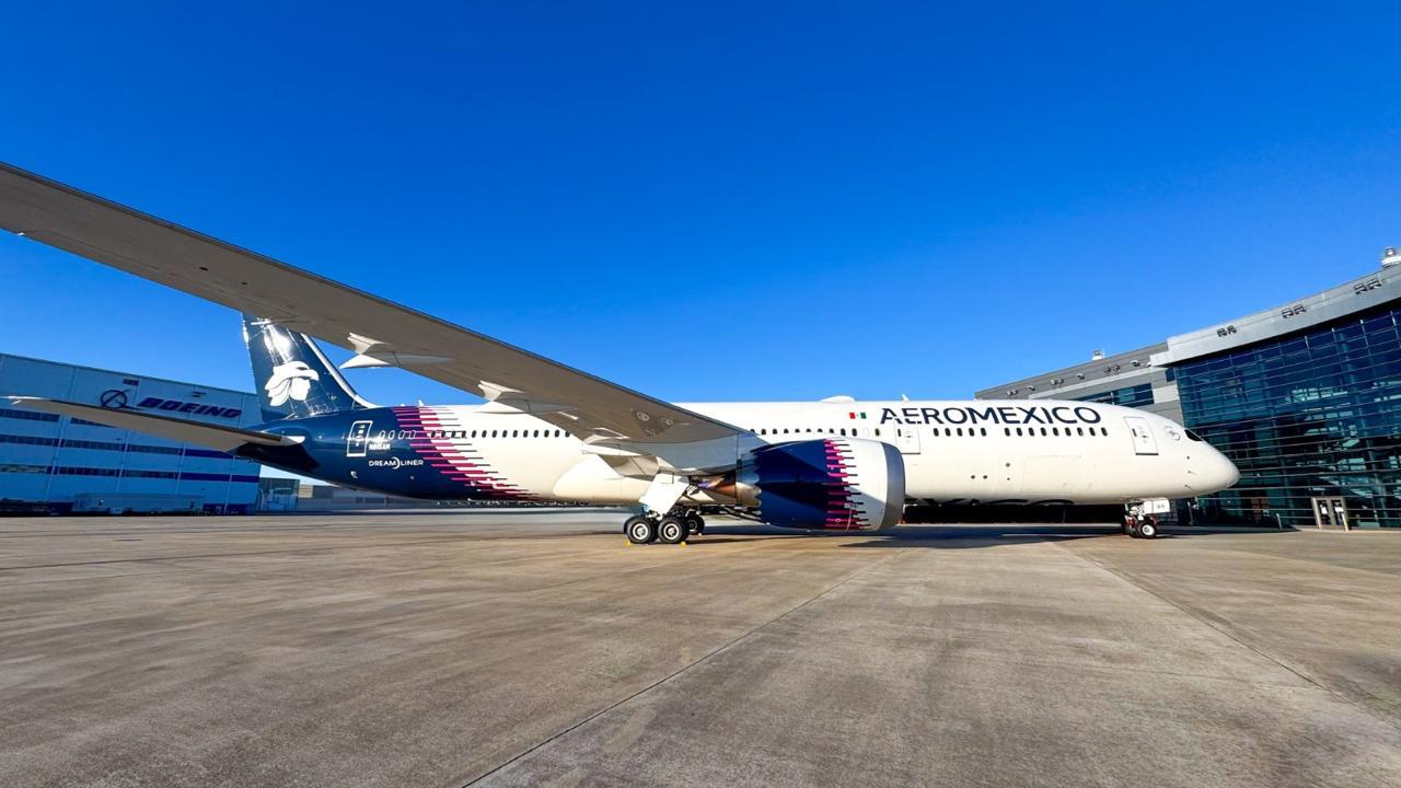 Avión de Aeromexico