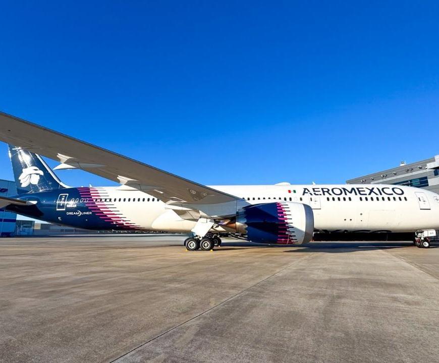 Avión de Aeromexico