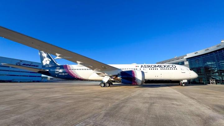 Avión de Aeromexico