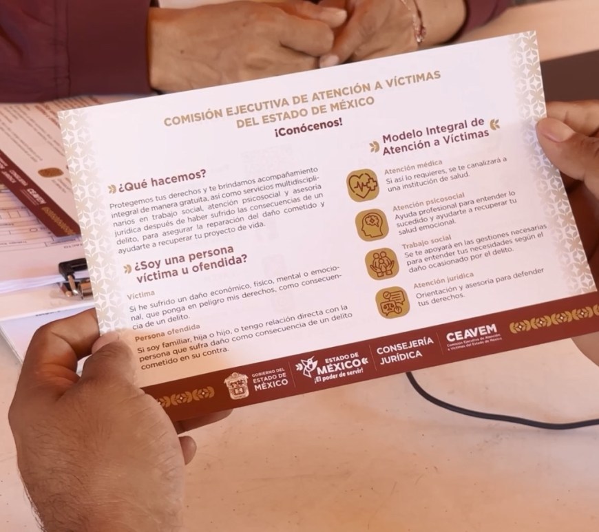 Folleto Atención a Víctimas