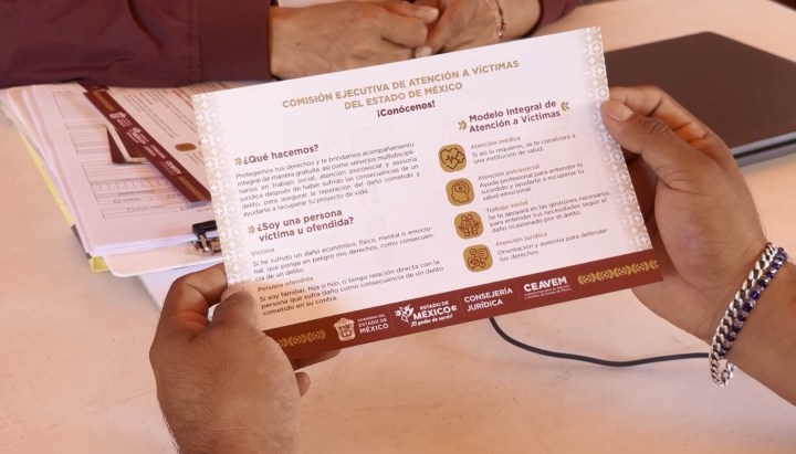 Folleto Atención a Víctimas