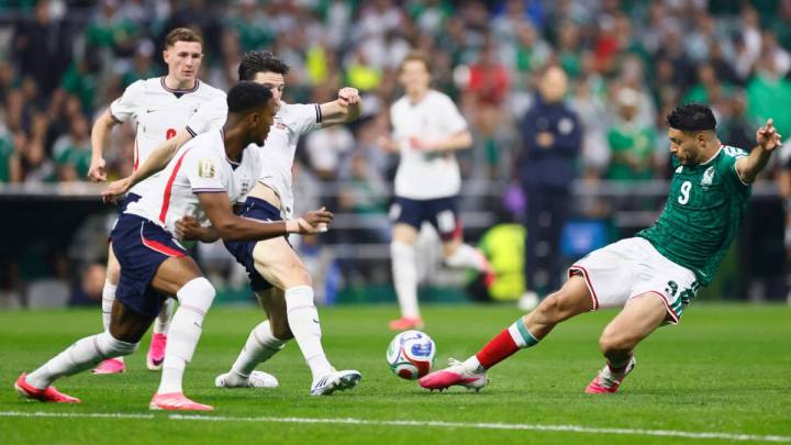 México vs Inglaterra. Foto: AFP