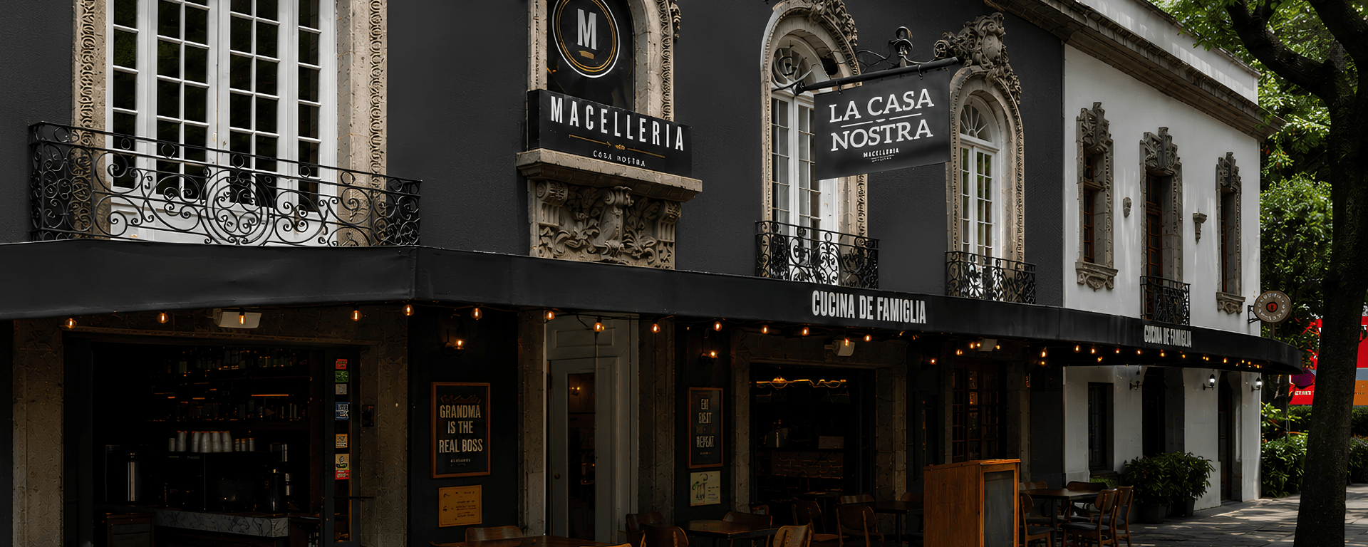 Exterior de restaurante