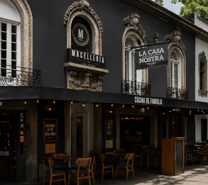 Exterior de restaurante