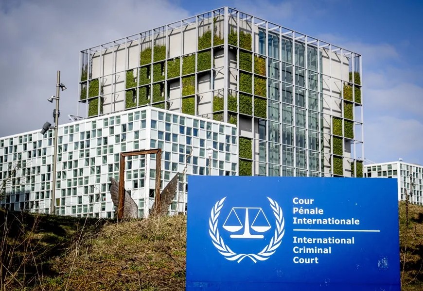 Fotografía de archivo del exterior de la Corte Penal Internacional, en La Haya (Países Bajos). EFE/EPA/ Robin Utrecht