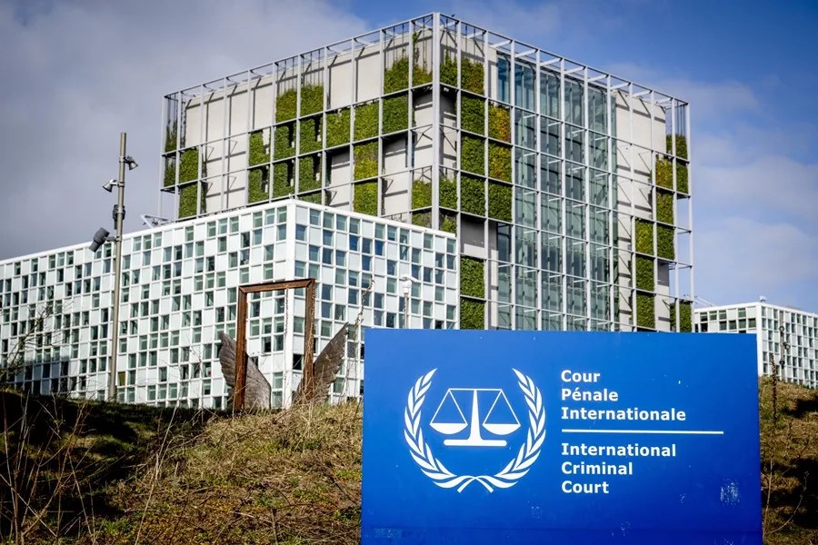 Fotografía de archivo del exterior de la Corte Penal Internacional, en La Haya (Países Bajos). EFE/EPA/ Robin Utrecht