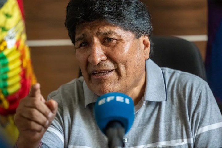 Fotografía de archivo del expresidente boliviano Evo Morales, en Lauca Ñ (Bolivia). EFE/ Esteban Biba