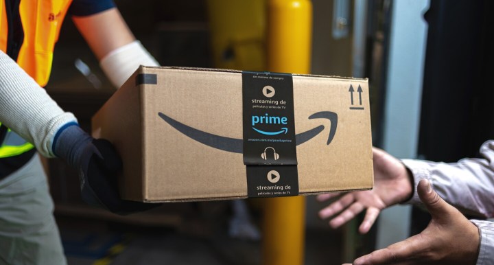 Entrega de paquete de Amazon