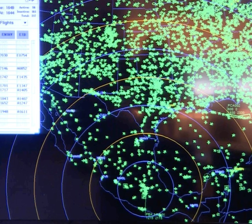 Monitor espacio aéreo