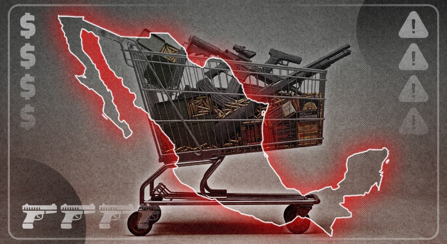 Armas de fuego en México | Ilustración MCCI