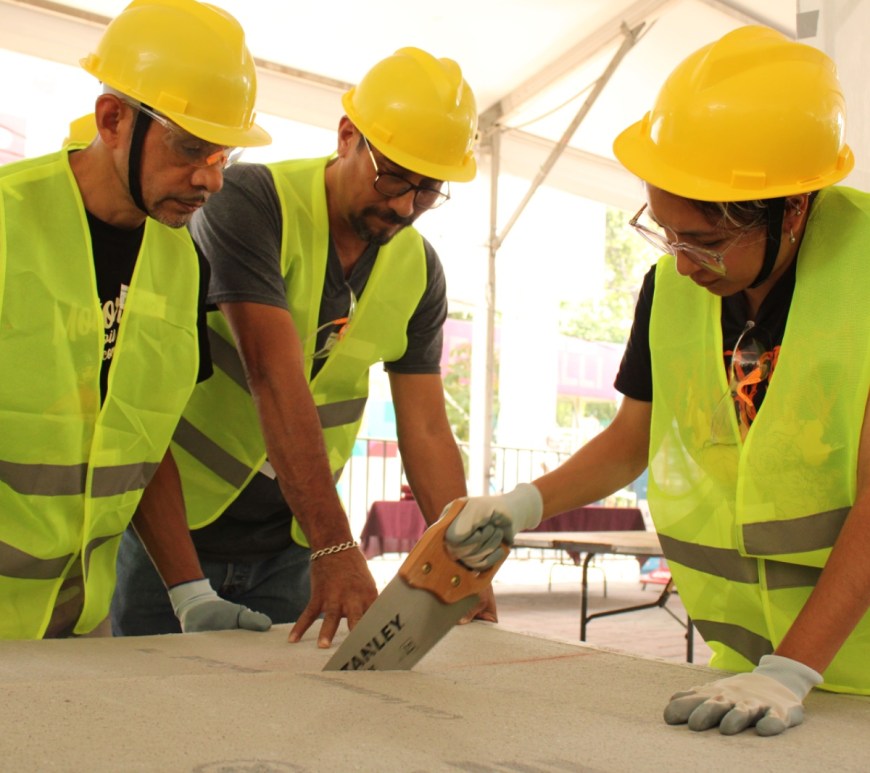 Trabajadores de obra