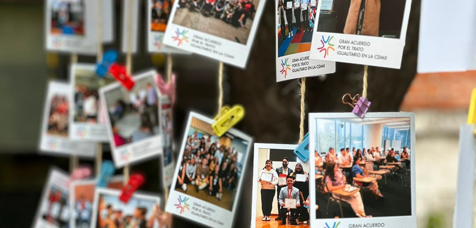 Fotografías colgadas