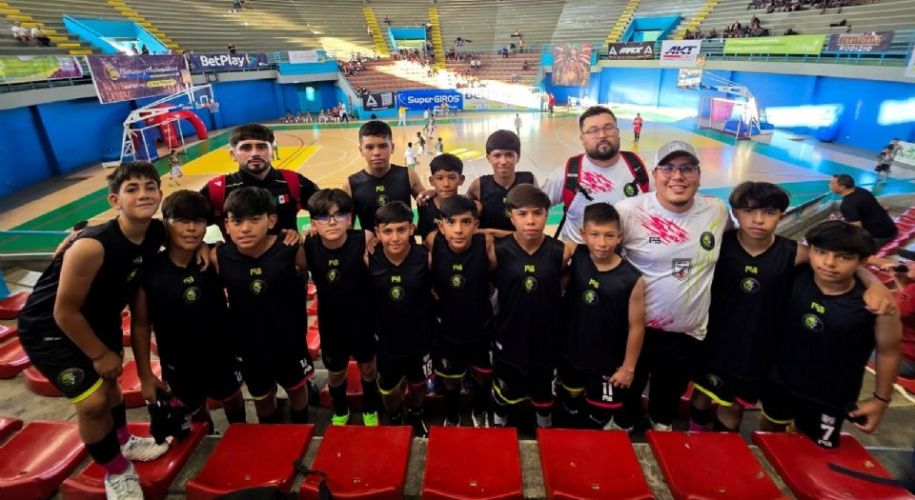 Equipo de futbol infantil