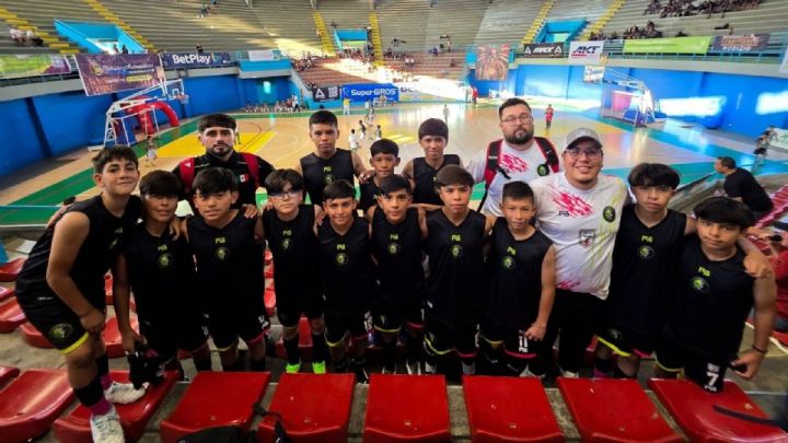 Equipo de futbol infantil