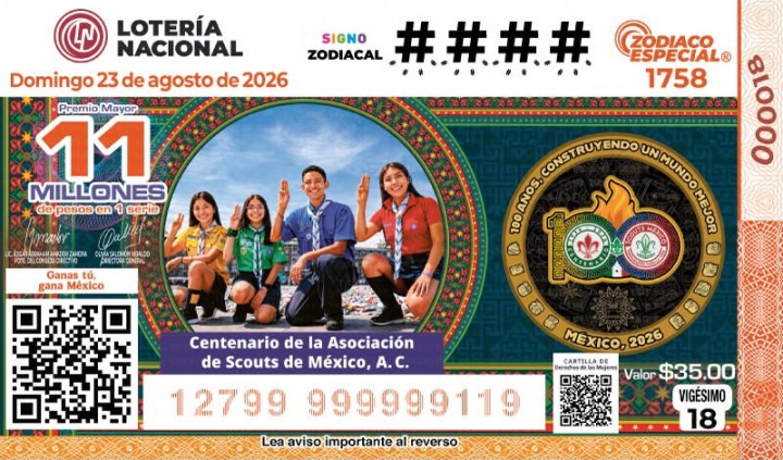 Sorteo Zodiaco Especial No. 1758