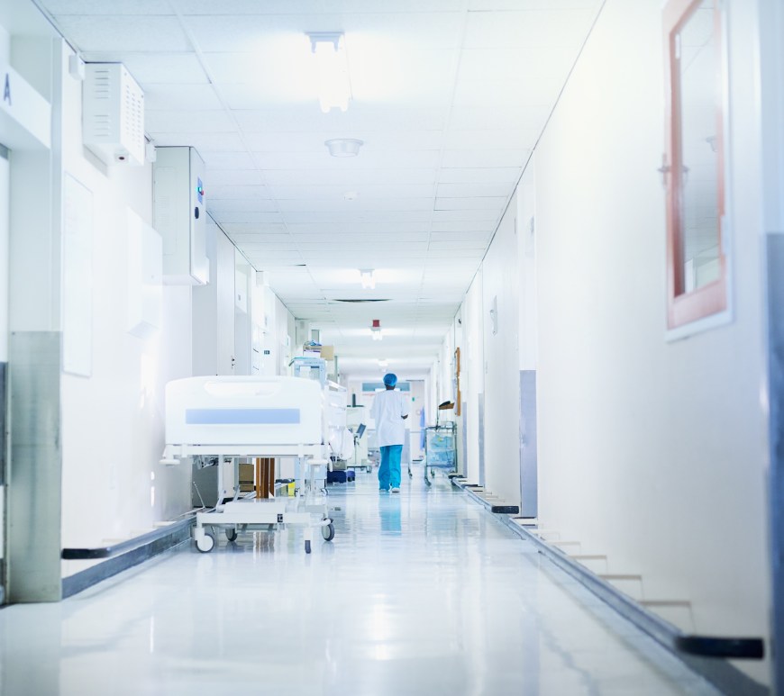 Pasillo de hospital