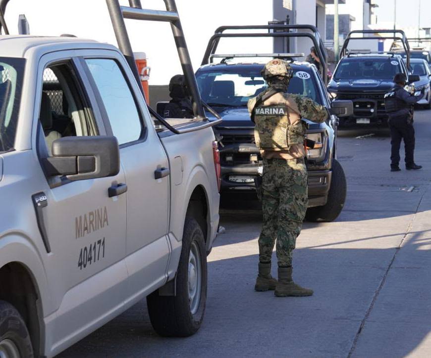 Infantes de Marina en la calle