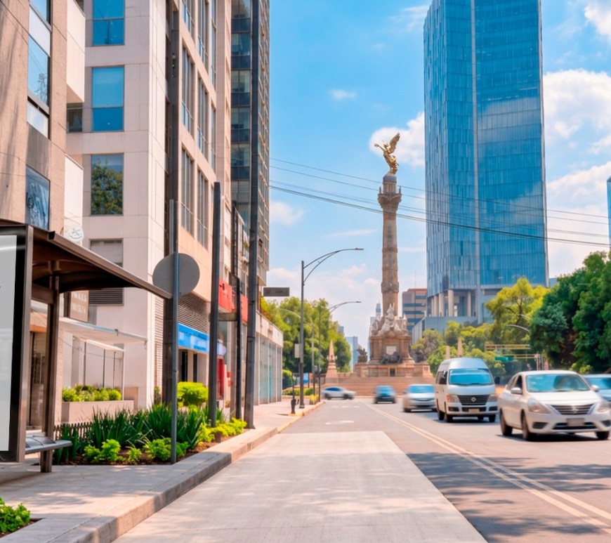 Angel de la Independencia, calle