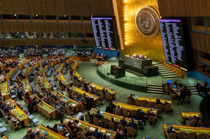 Fotografía de archivo de una sesión de la Asamblea General de las Naciones Unidas (ONU), en la sede del organismo en Nueva York (EE.UU.). EFE/ Ángel Colmenares