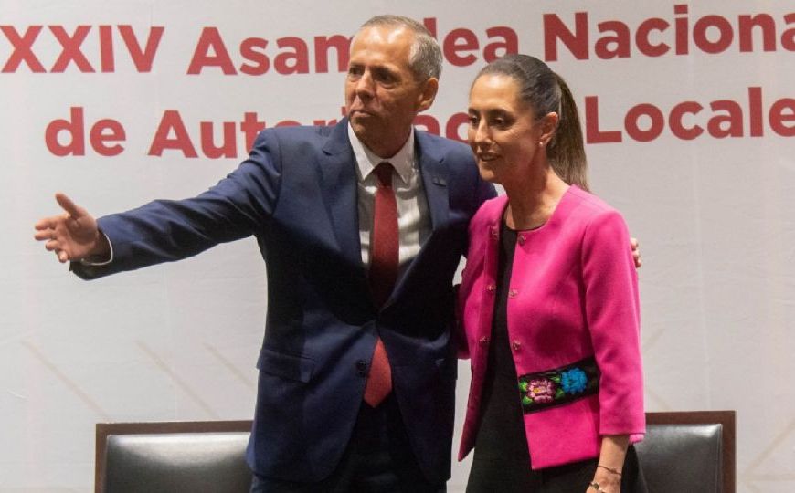 Gerardo Vargas y Claudia Sheinbaum
