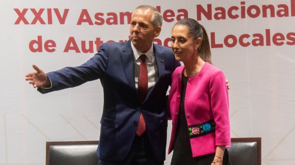 Gerardo Vargas y Claudia Sheinbaum