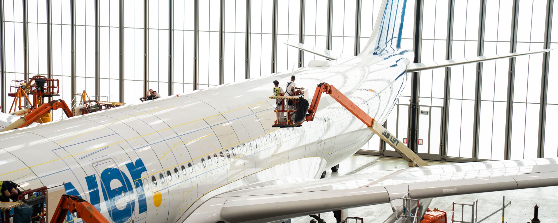 Aeronave en mantenimiento | Foto: Lufthansa