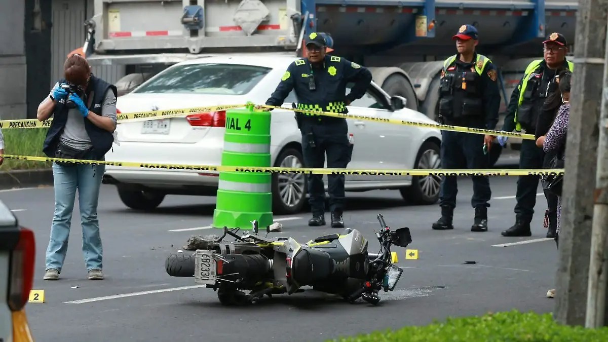 accidente en moto
