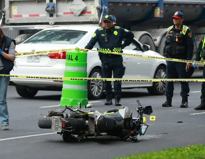 accidente en moto
